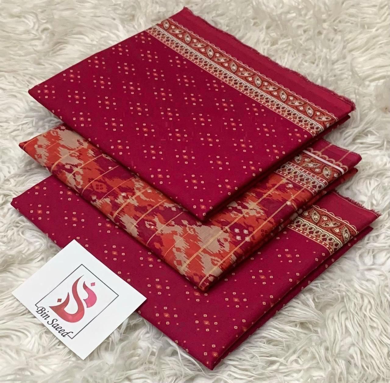 BIN SAEED LAWN COLLECTION 2026