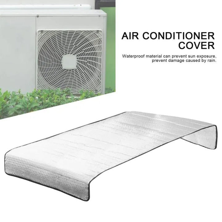 Premium Split AC Outdoor Unit Heat Insulation Sheet – Universal Sunshade Protective Roof & Sun Shield Cover