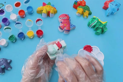 DIY Paint Kit For Kids Creative Play And Party Favors With Unpainted Plaster Figures Daisy Grapes Pineapple