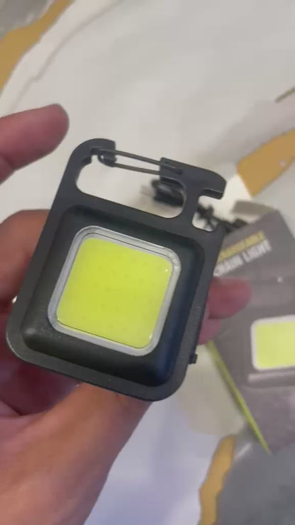 Rechargeable Mini COB Light With Box | 3in1 LED Flash Light | 3 Modes LED Torch Flashlight